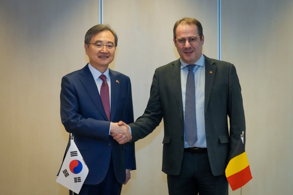 조현 외교부 장관, 벨기에 부총리 겸 경제장관 면담