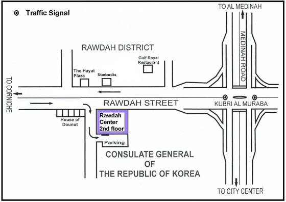 총영사관 약도